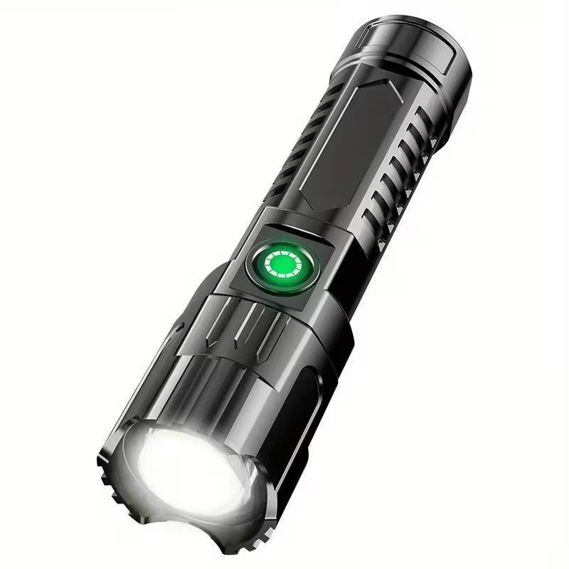 Super Bright LED Flashlight with Telescopic Zoom