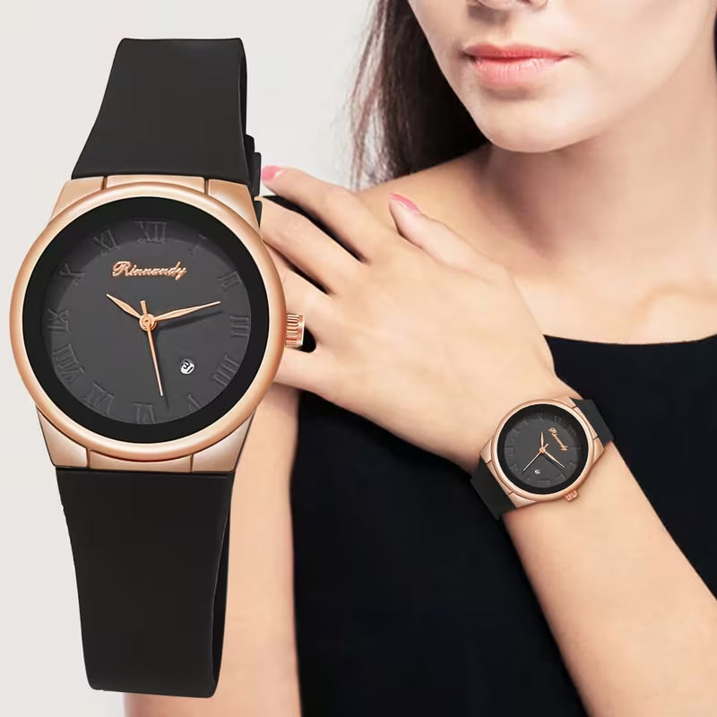 Women's Elegant Minimalist Roman Numeral Quartz Watch