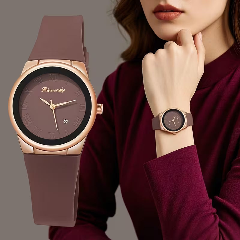 Women's Elegant Minimalist Roman Numeral Quartz Watch
