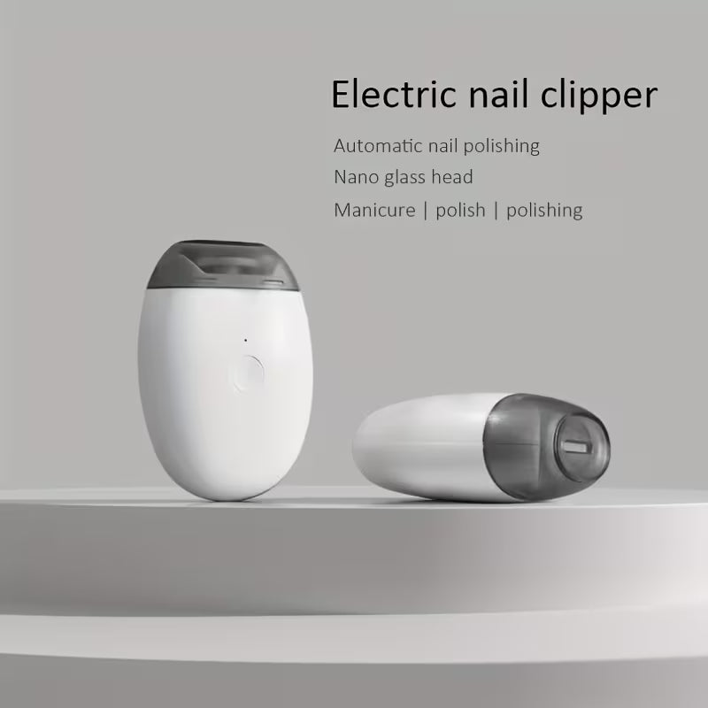 Portable electric nail file, automatic nail clipper, no debris flying around, easy to operate for the elderly and children, USB charging,