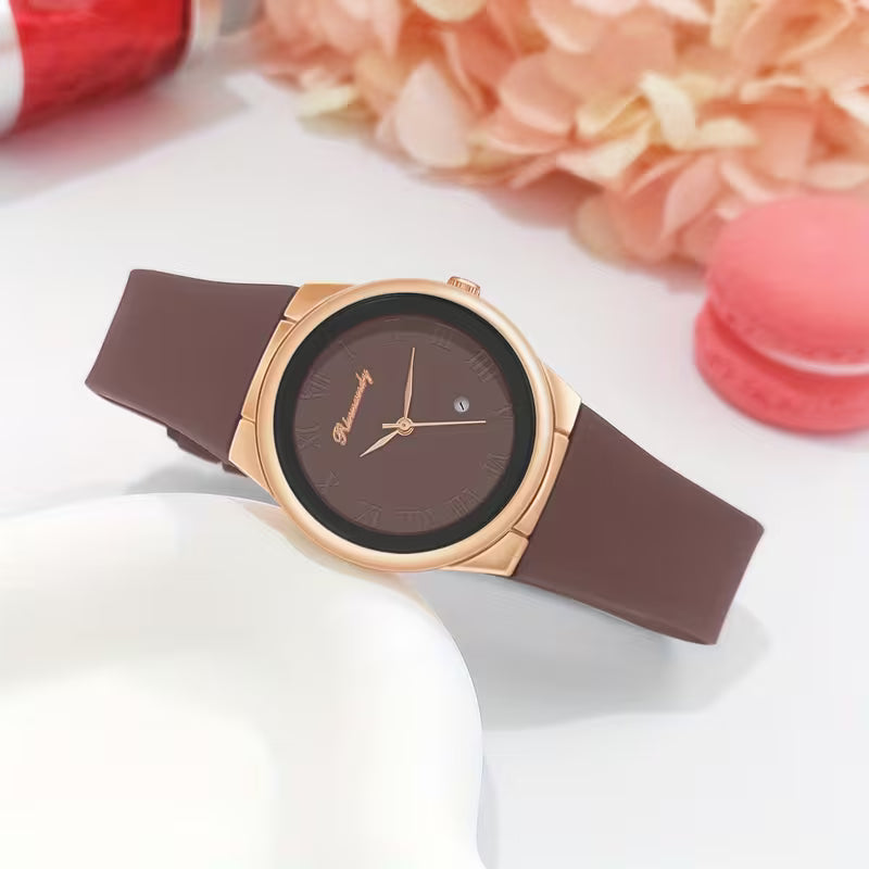 Women's Elegant Minimalist Roman Numeral Quartz Watch